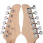 Stylish Electric Guitar with Black Pickguard Red