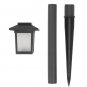 6pcs Waterproof Solar Torch Light Outdoor Decorative Lighting with Flickering Flames Auto On/Off