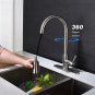 Single Handle High Arc Pull out Kitchen Faucet with Pull down Sprayer Stainless Steel Sink Faucet