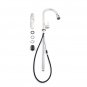 Single Handle High Arc Pull out Kitchen Faucet with Pull down Sprayer Stainless Steel Sink Faucet
