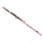 Glarry 16 Keys C Cupronickel Flute Closed Hole Separated E Key for Student Beginners Pink