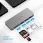 LENTION USB-C Multiport Hub with 3 USB 3.0 Ports, SD Card Reader, Micro SD Card Reader
