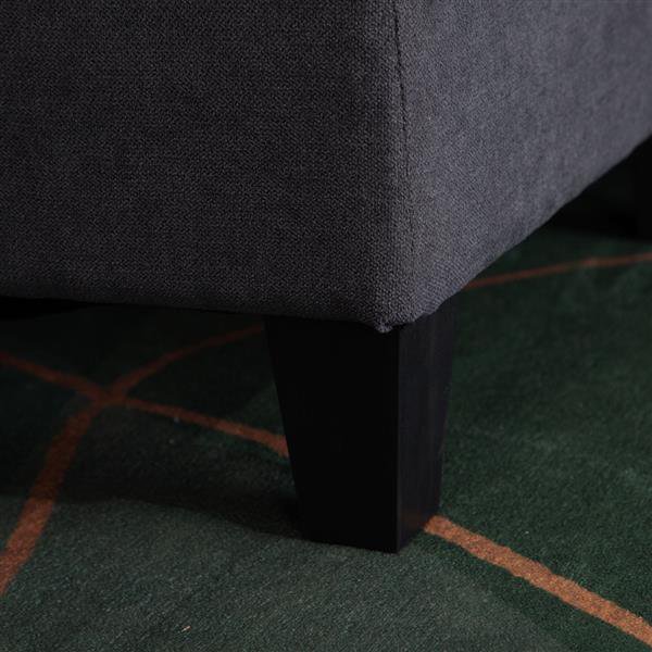 Double Chaise Longue Combination Sofa Dark Grey