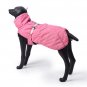 New Style Dog Winter Jacket with Waterproof Warm Polyester Filling Fabric-(pink ,size XL)