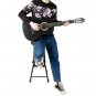 39 Inch 4/4 Size Classical Guitar 19 Frets Beginner Kit for Students Children Adult String Black