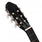 39 Inch 4/4 Size Classical Guitar 19 Frets Beginner Kit for Students Children Adult String Black