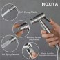 Stainless Steel Baby Cloth Diaper Sprayer, Hand held Bidet Spray for Toilet with Brushed Nickel