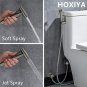 Stainless Steel Baby Cloth Diaper Sprayer, Hand held Bidet Spray for Toilet with Brushed Nickel