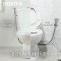 Stainless Steel Baby Cloth Diaper Sprayer, Hand held Bidet Spray for Toilet with Brushed Nickel
