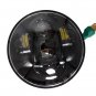 5.75" 40W 8-LED 6000K White Light IP67 Waterproof LED Headlight for Vehicles Black