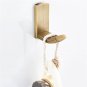 Vintage Brass Robe Hooks Pack 4 Clothes Towel Hook Home Hangers Bathroom Accessories