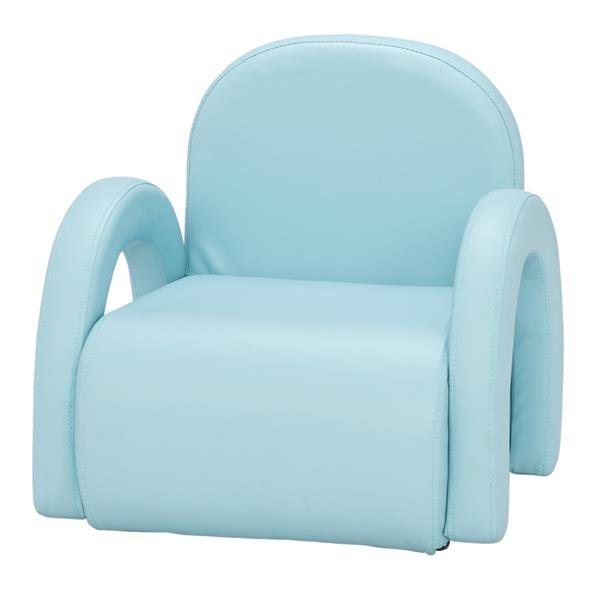 Children's Single Sofa Rainbow Section Sky Blue
