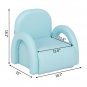 Children's Single Sofa Rainbow Section Sky Blue