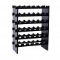Free Standing Wooden Stackable Modular Wine Rack Storage Stand Display Shelves with 36 Bottles