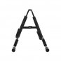 Glarry Foldable Instrument Stand for Ukuleles and Violins Black