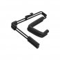 Glarry Foldable Instrument Stand for Ukuleles and Violins Black