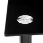 135*70*75CM DA154 Simple Round Tube Table Leg Table Black