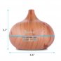 ZOKOP 500ml LED Essential Oil Aroma Air Aromatherapy Diffuser Cool Mist Remote Control