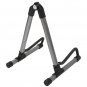 Glarry Foldable Guitar Electric Guitar Stand Floor Rack Holder Gray