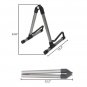 Glarry Foldable Guitar Electric Guitar Stand Floor Rack Holder Gray