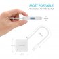 LENTION USB-C Hub with 4 USB 3.0 Ports, Compatible with Thunderbolt 3 Port, Data Transfer (White)