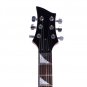 Novice Flame Shaped Electric Guitar HSH Pickup Bag Strap Paddle Rocker Cable Wrench Tool White