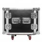 19" 10U Single Layer Double Door DJ Equipment Cabinet Black & Silver