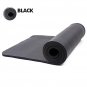 15mm Thick NBR Pure Color Anti-skid Yoga Mat 183x61x1.5cm Black