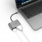 LENTION USB-C to HDMI and VGA Digital AV, USB 3.1 Type-C and Thunderbolt 3 Compatible (Dark Gray)