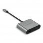 LENTION USB-C to HDMI and VGA Digital AV, USB 3.1 Type-C and Thunderbolt 3 Compatible (Dark Gray)