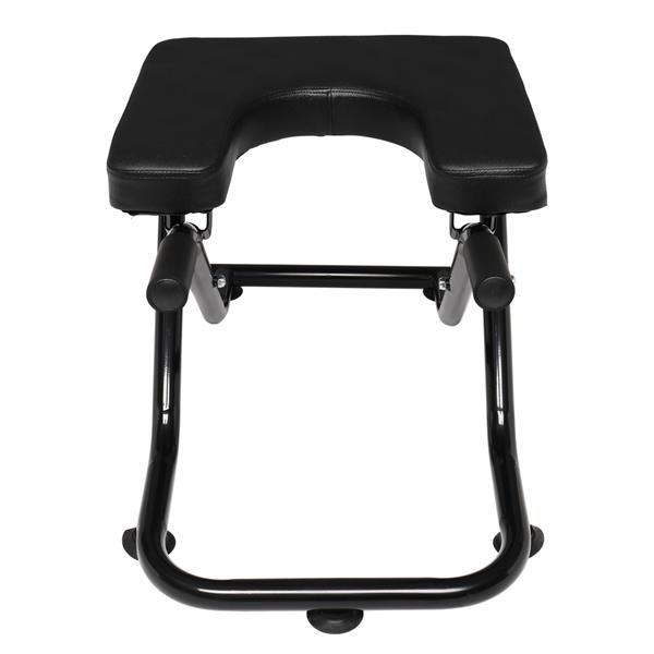Folding Yoga Inversion Stool Black