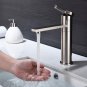 360-Degree Rotating Bathroom Basin Sink Faucet Single Handle Lavatory Water-Saving Stainless Steel