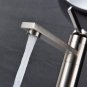 360-Degree Rotating Bathroom Basin Sink Faucet Single Handle Lavatory Water-Saving Stainless Steel