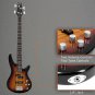 Glarry GIB Electric Bass Guitar Full Size 4 String Sunset Color