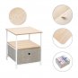 Nightstand 1-Drawer Shelf Storage- Bedside Furniture & Accent End Table Chest For Home, Bedroom