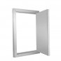 ZOKOP OKAD-2417 Single Door Stainless Steel 304 Cabinet Door 24 X 17 X 1.5 Inches Built-In