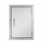 ZOKOP OKAD-2417 Single Door Stainless Steel 304 Cabinet Door 24 X 17 X 1.5 Inches Built-In