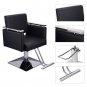 Square Base Boutique Hair Salon Special Hairdressing Chair Beauty Chair Black