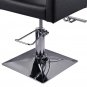 Square Base Boutique Hair Salon Special Hairdressing Chair Beauty Chair Black