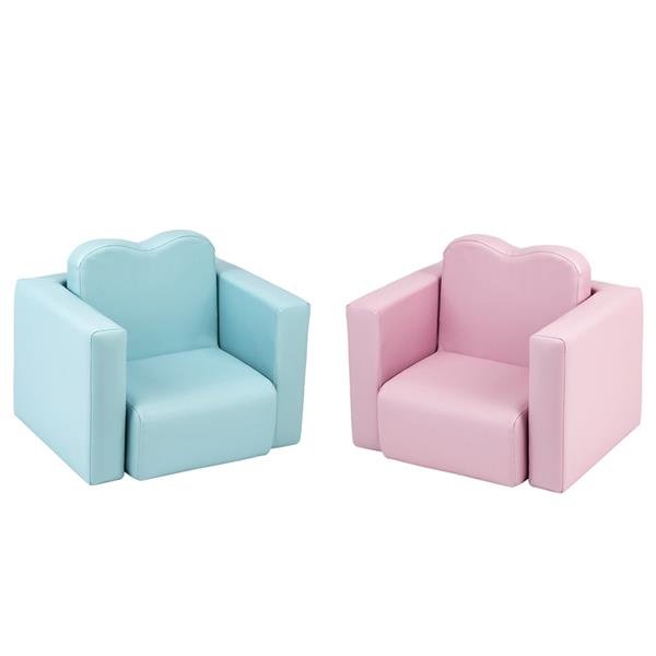 Children Sofa Multi-Functional Sofa Table and Chair Set Pink