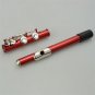 Cupronickel C 16 Closed Holes Concert Band Flute Red