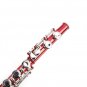 Cupronickel C 16 Closed Holes Concert Band Flute Red