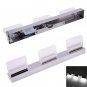 12W ZC001204 Four Lights Acrylic Wall Lamp Bathroom Lamp White Light Silver