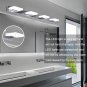 12W ZC001204 Four Lights Acrylic Wall Lamp Bathroom Lamp White Light Silver