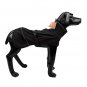Water Repellent Softshell Dog Jacket Pet Clothe for Spring Autumn,Outdoor Dog Jacket Black, Size M