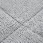 [HOBBYZOO] 51" Large Size Pet Dog Bed Pet Mat Pad Gray