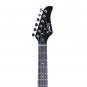 Glarry Electric Guitar GST-E Double Pickup Bag Strap Paddle Rocker Cable Wrench Tool White
