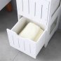 Three-Layer Two-Drawer Shelf Pvc(31.5 x 30.5 x 85)cm