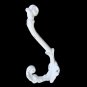 Vintage Style Cast Iron Wall Coat Hooks Hat Hook Hall Tree 5 1/3" White GG014
