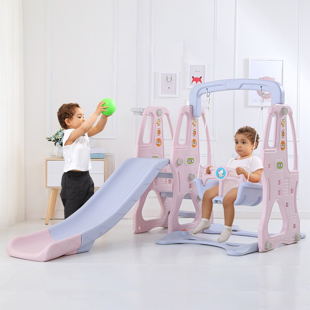 Toddler Mountaineering And Swing Set, Suitable For Indoor And Backyard Baskets